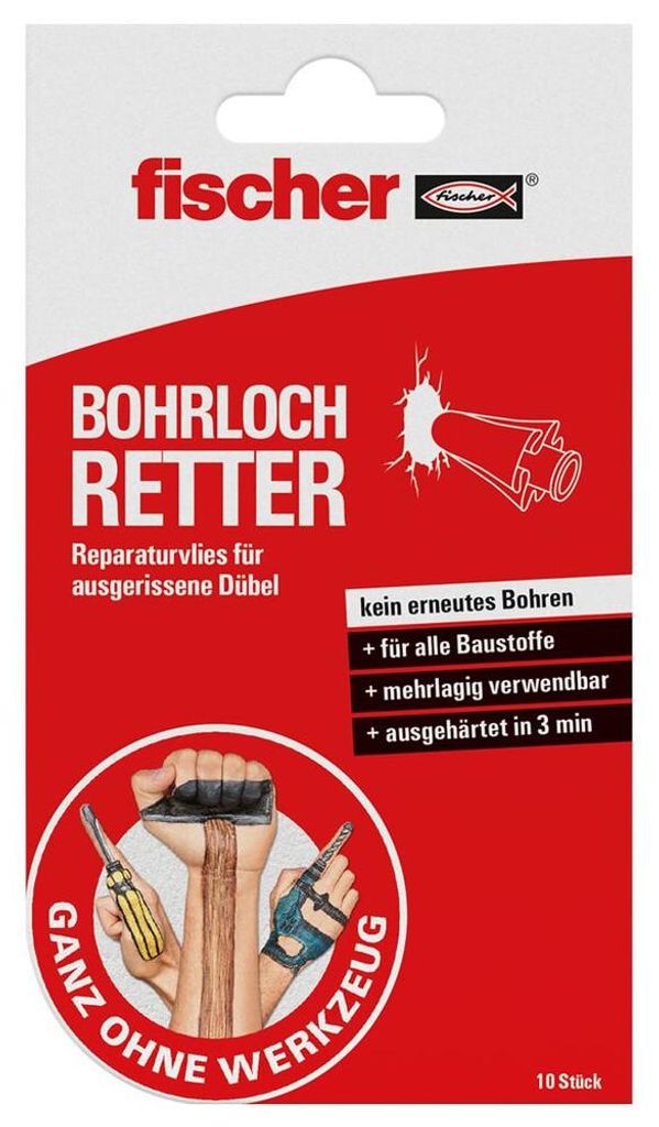 Fischer Reparaturvlies 545947 10 St. (545947) Zdjęcie produktu 