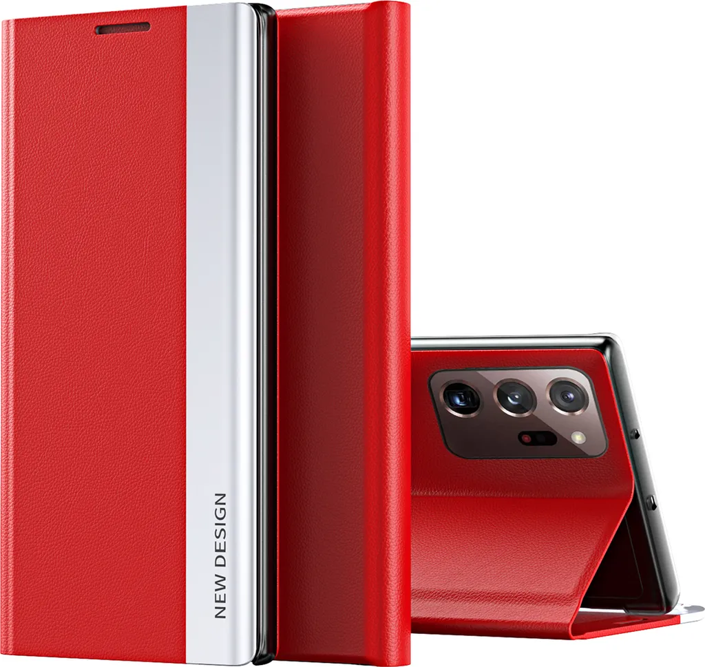 Custodia Galaxy Note 20 Ultra Rosso | Cover Portafoglio LaimTop Premium