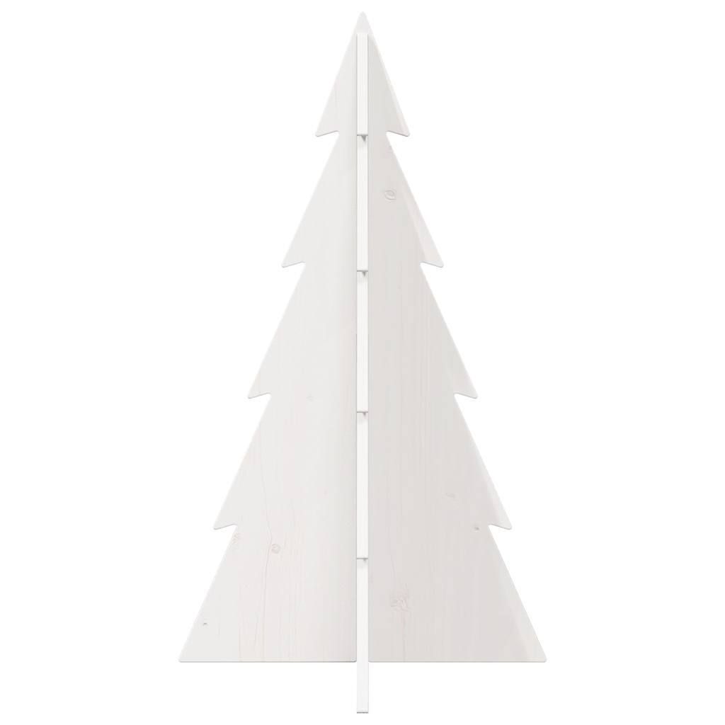 Stabli Weihnachtsbaum zum Schmücken Weiß 80cm Massivholz Kiefer - DE852066 - Künstliche Weihnachtsbäume