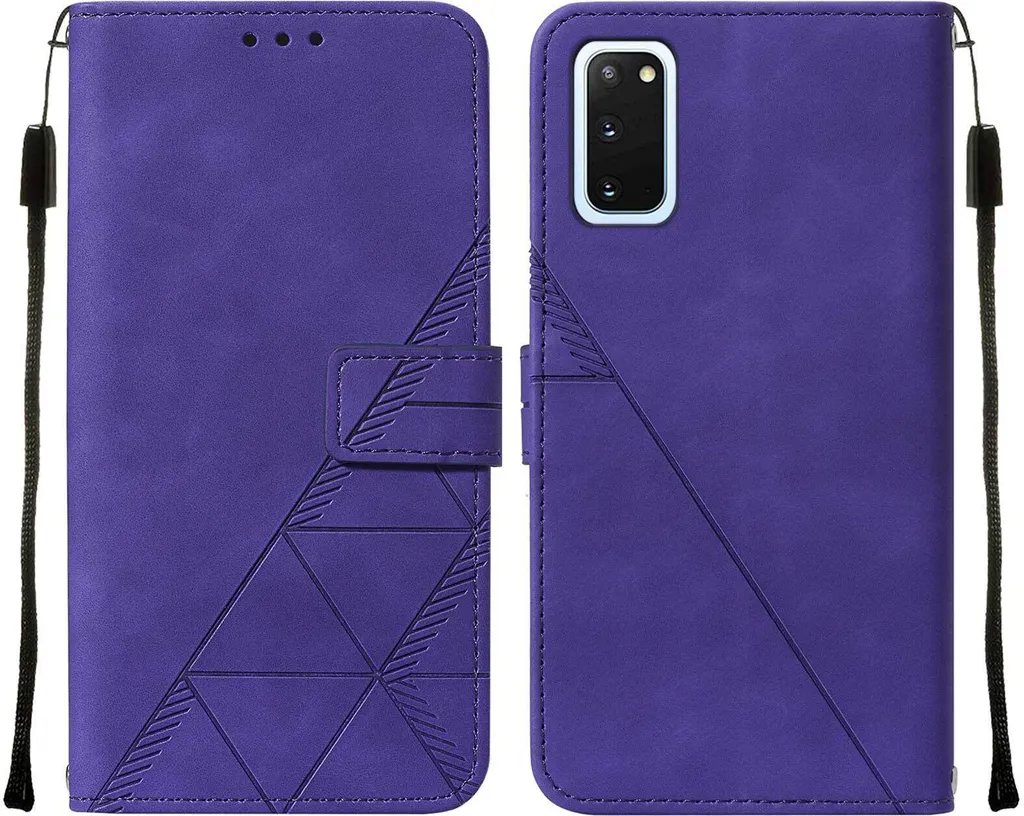 Custodia Samsung S20 Libro Viola Pelle Goffrata Porta Carte Prezzo