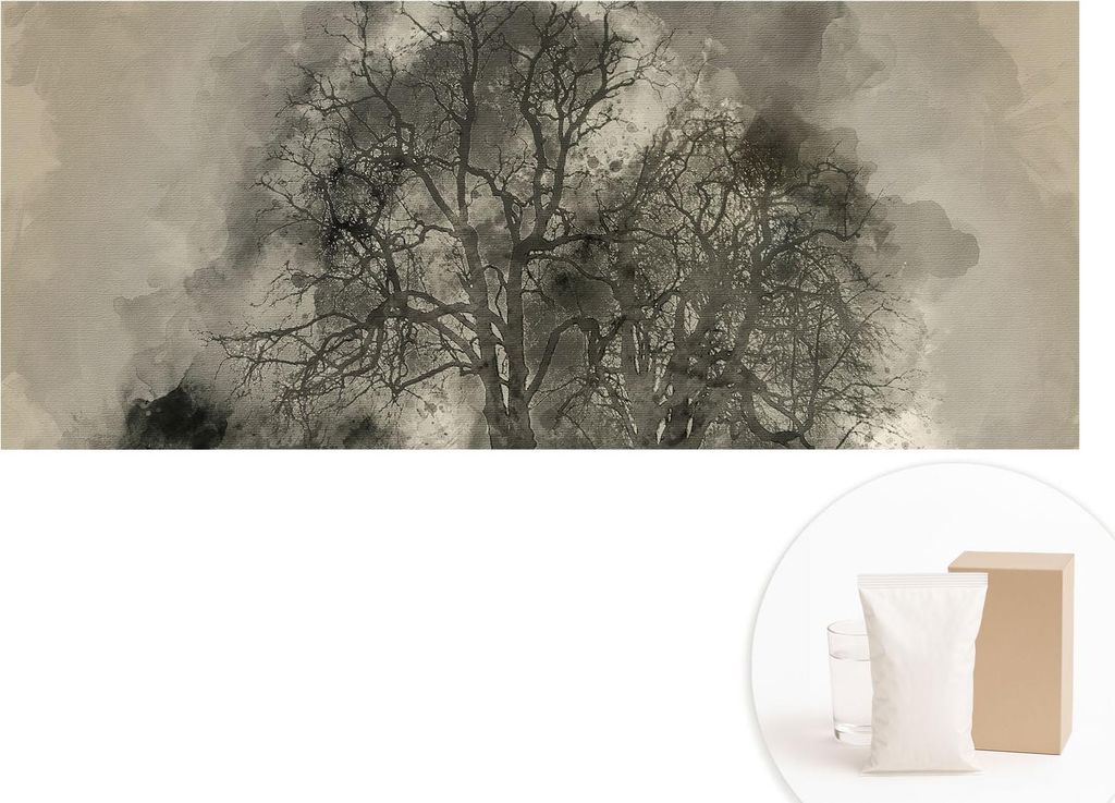 Fototapete - Wandbilder für Wohnzimmer - 208x146 cm - Dekorative Wandfolie - Modernes Design für Wanddekoration - Tapeten für Innenräume - Myst...