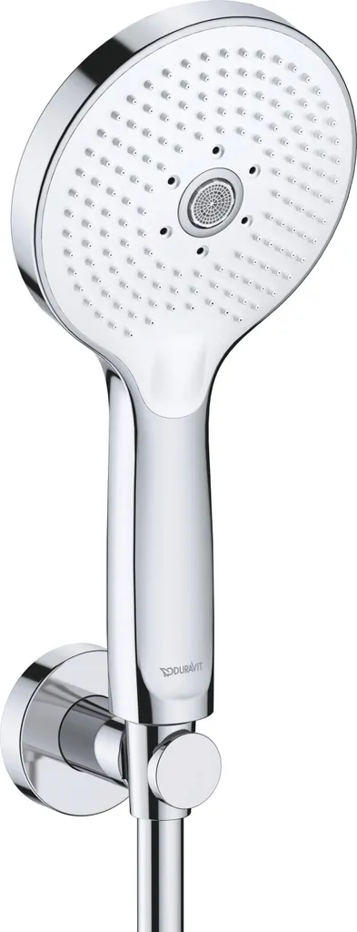 Set de support de douche Duravit 3jet Click ! blanc chrome UV0712001005