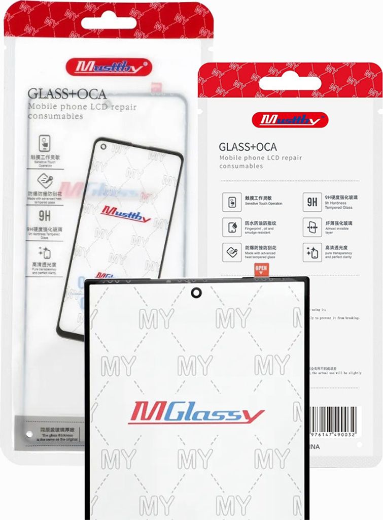 MUSTTBY Displayglas mit OCA für Samsung Galaxy S24 5G SM-S921