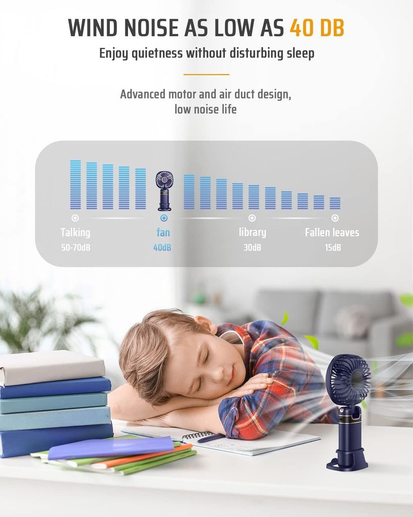 3 IN 1 Handventilator, tragbarer USB-Handventilator, Produktbild 5