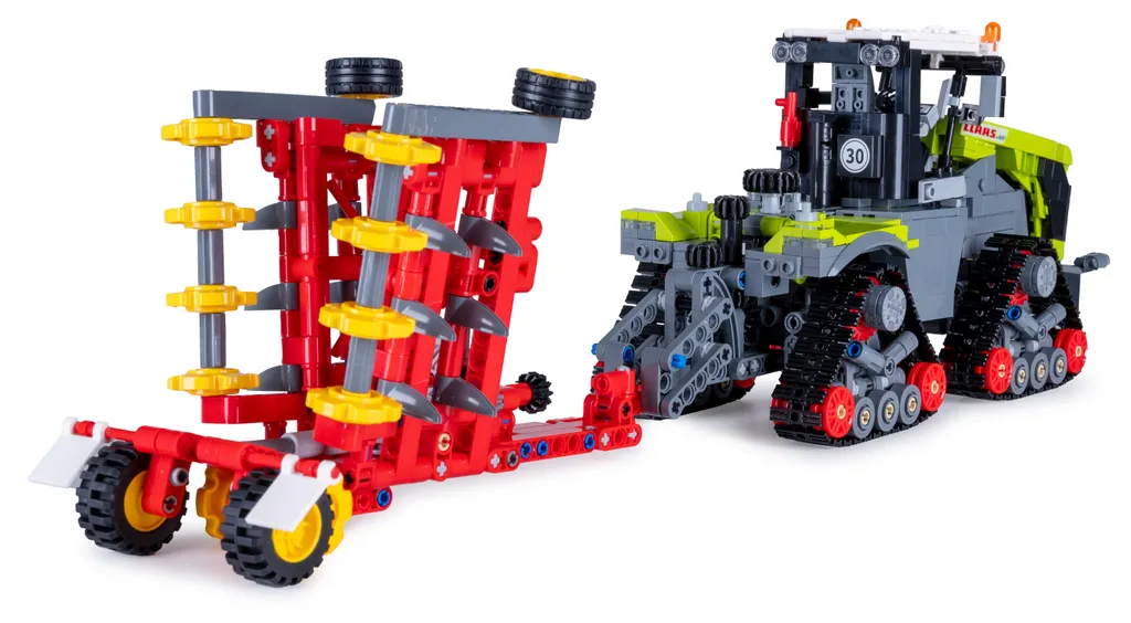 Claas Xerion 5000 Trac TS CaDA avec Chenilles Fonctionnelles 1:32