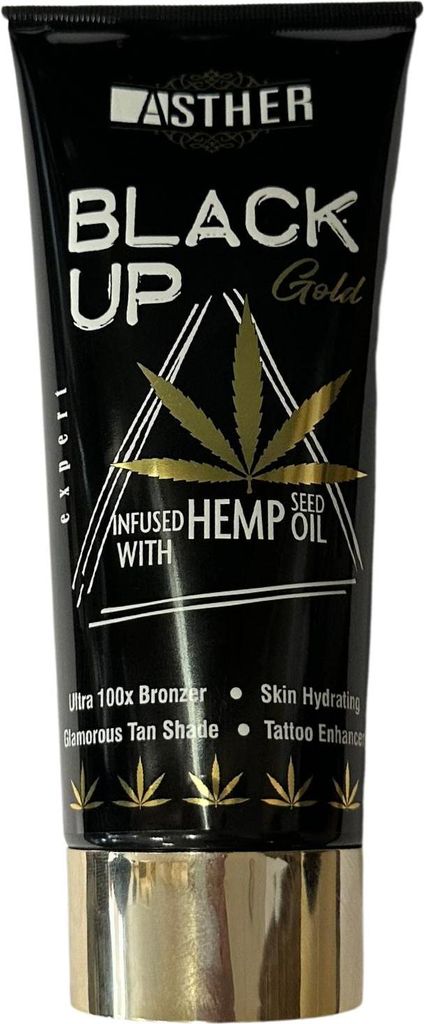 Asther Black Up Gold Hemp Oil Bronzer 200ml Zdjęcie produktu 