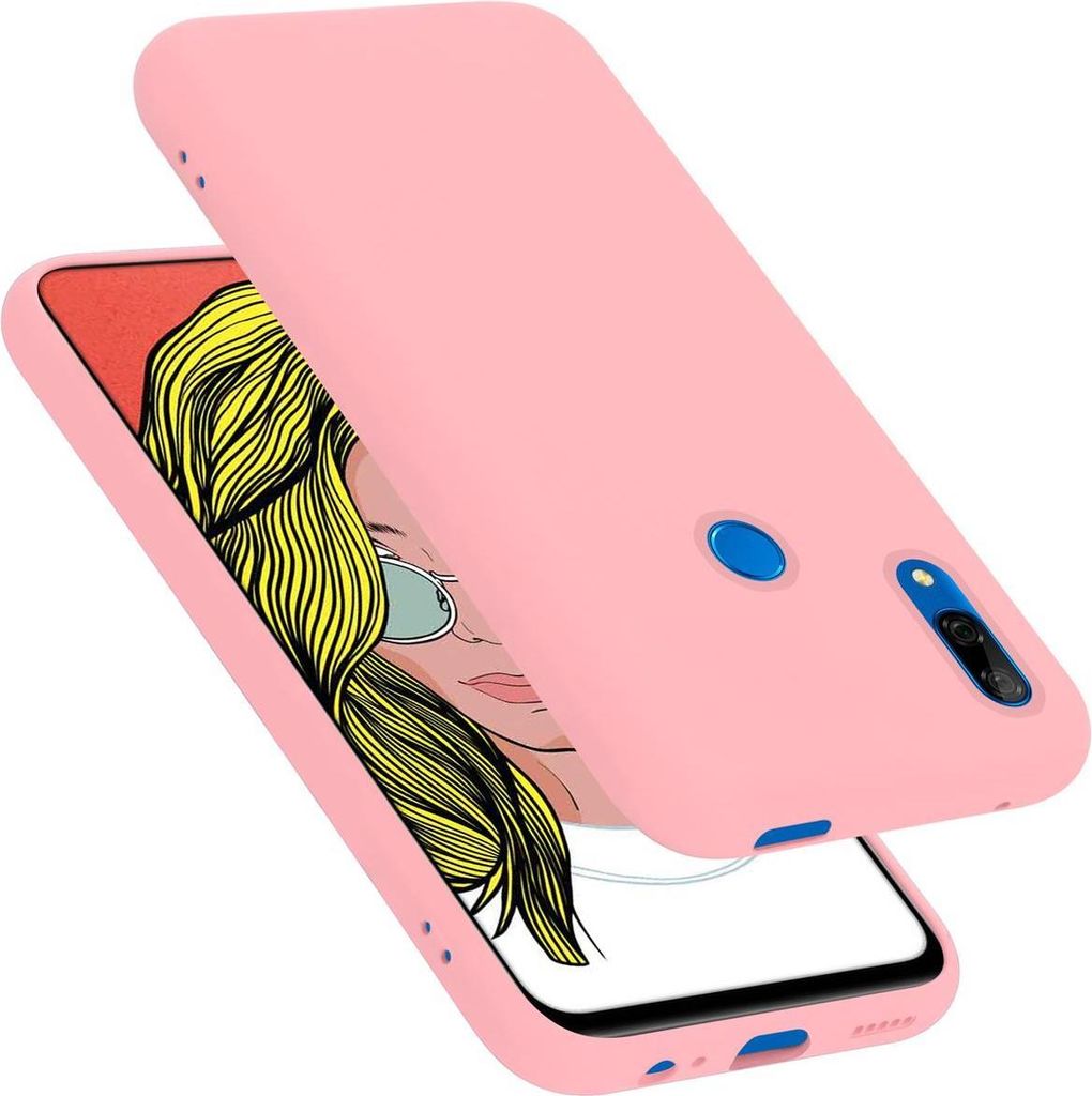 Cadorabo Schutzhülle für Honor 10 LITE / Huawei P SMART 2019 Hülle in Rosa Handyhülle Case Cover TPU Etui