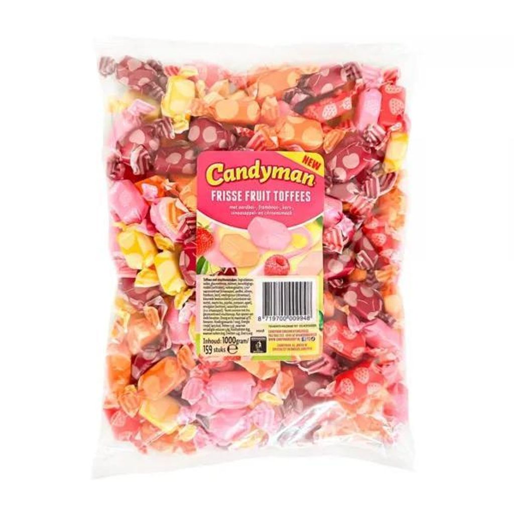 Candyman Frische Früchte Toffees (1kg) Produktbild 