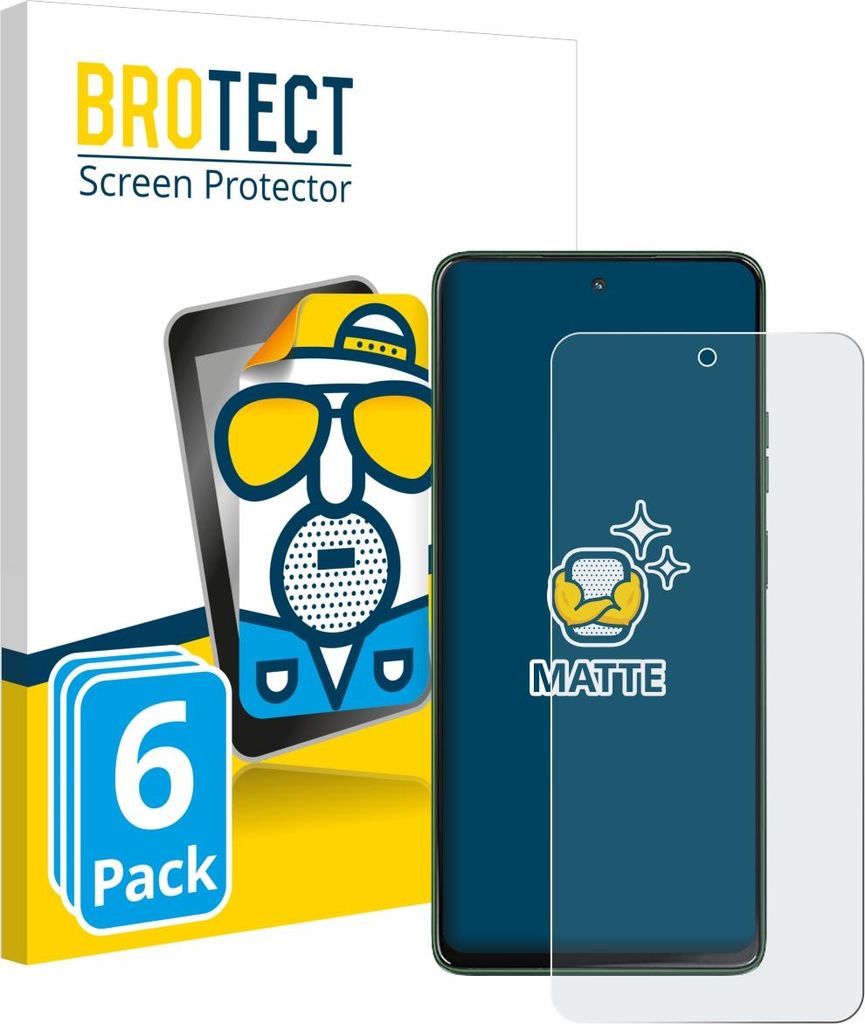 6x BROTECT Schutzfolie für Motorola Moto G Power (2026) Displayschutz Displayschutzfolie Folie Matt Entspiegelungsfolie