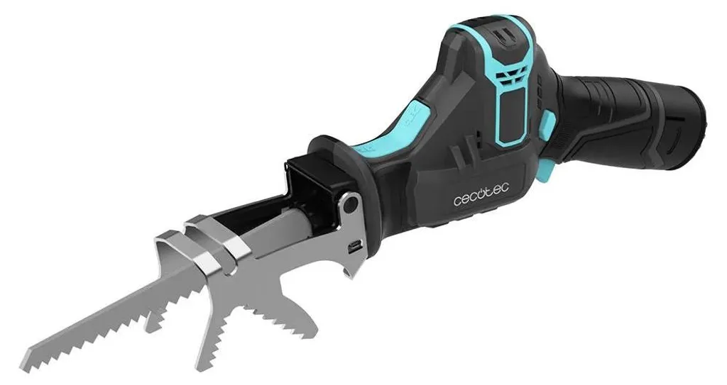 Scie sabre 1200W Cecotec Longflex argentée - Haute performance de coupe - 2