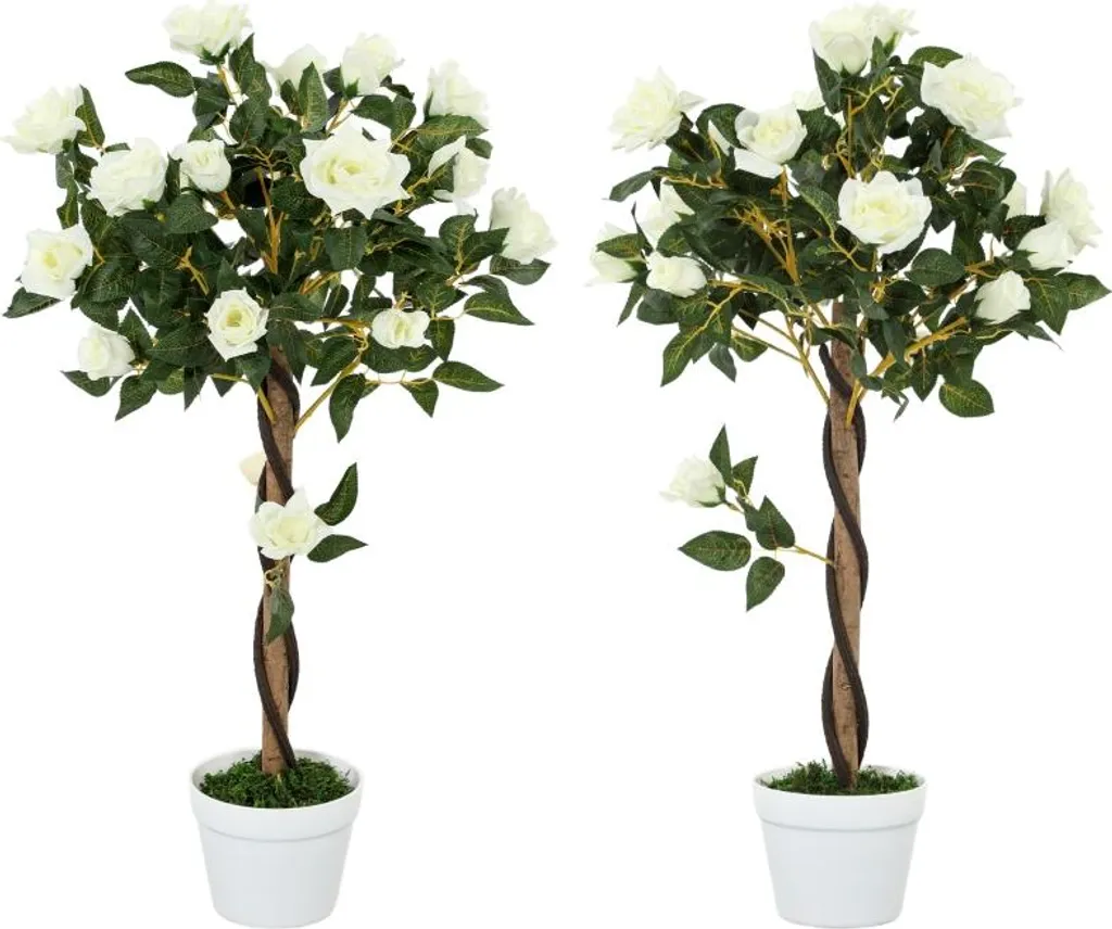 Arbre Artificiel Stable en Pot Ciment : Fini les Plantes qui Tombent