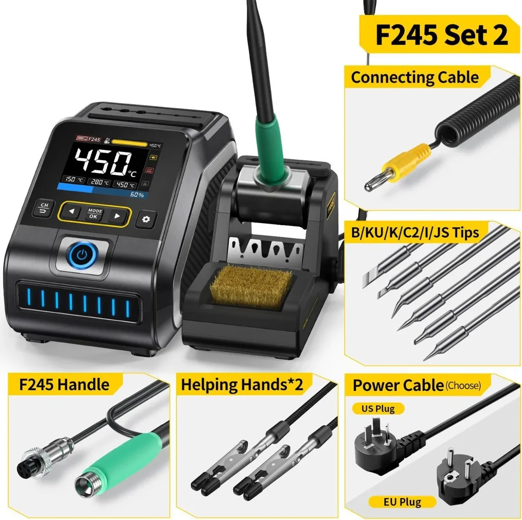 Poste à souder professionnel DWS-200 200W avec température réglable