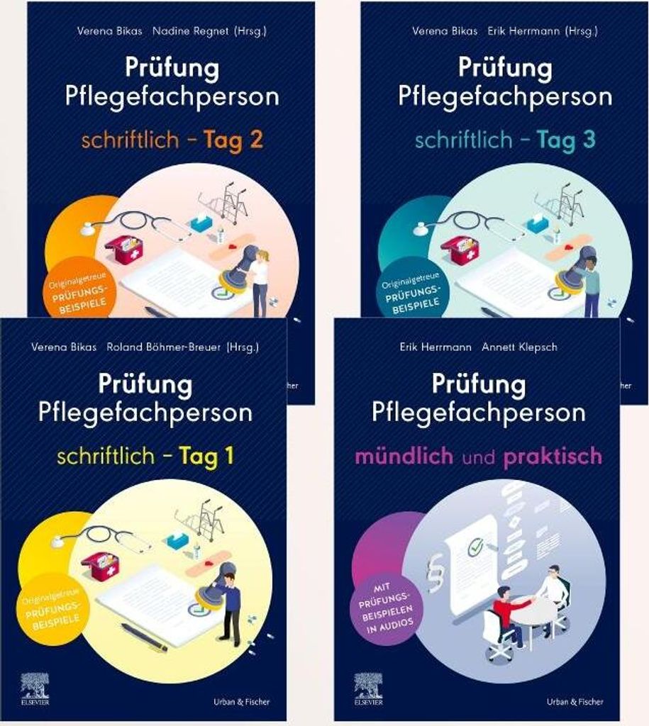 Lernpaket Schriftliche-Mündliche Prüfung Pflege Produktbild 