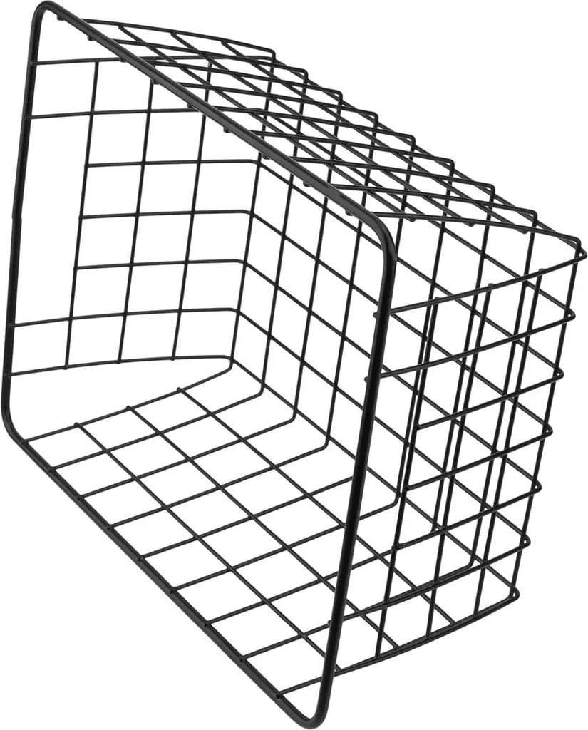 Panier de rangement en fil pour finir avec le désordre sur le plan