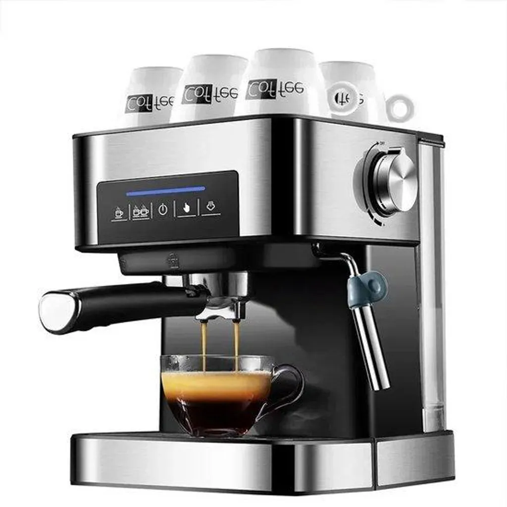 Machine à café automatique 20 bars avec mousseur à lait - Modèle Silver