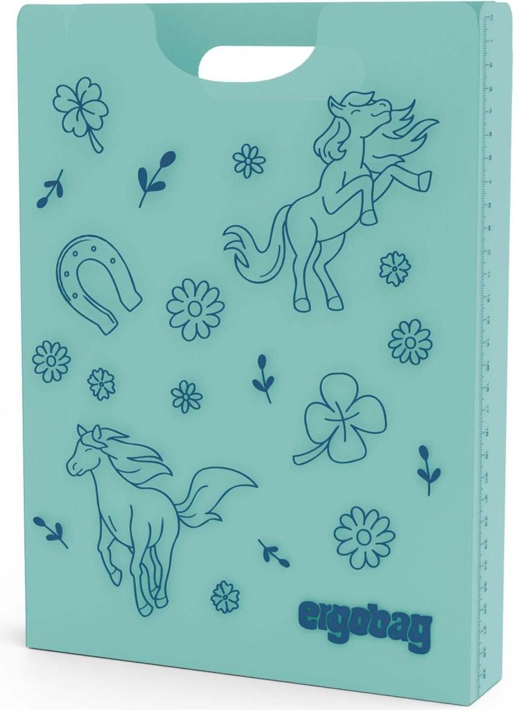ergobag Heftbox Folder Box With Carrying Handle Horse Produktbild 