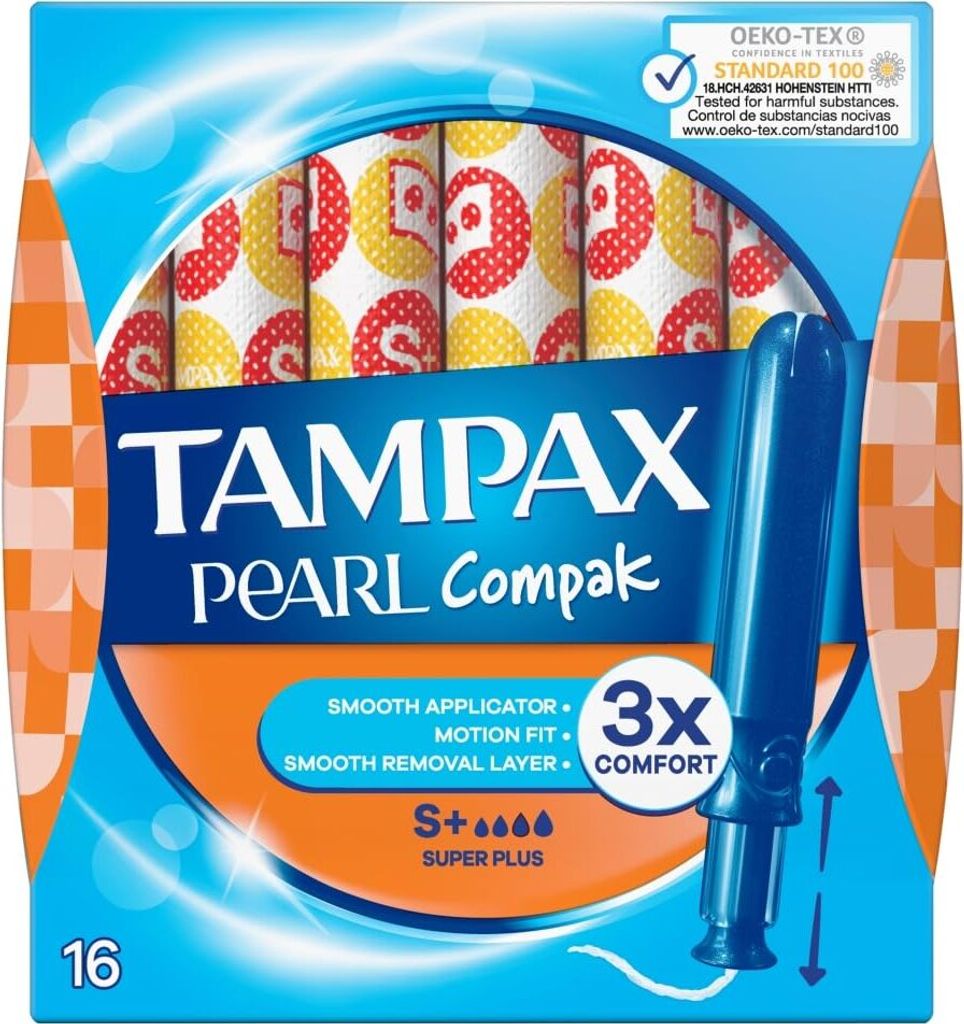Tampax Pearl Compak Super Plus Buffer 18 jednotiek Obrázok produktu 