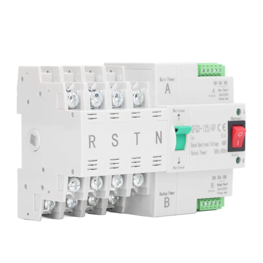 Inverseur de source automatique double puissance 80A triphasé 400V
