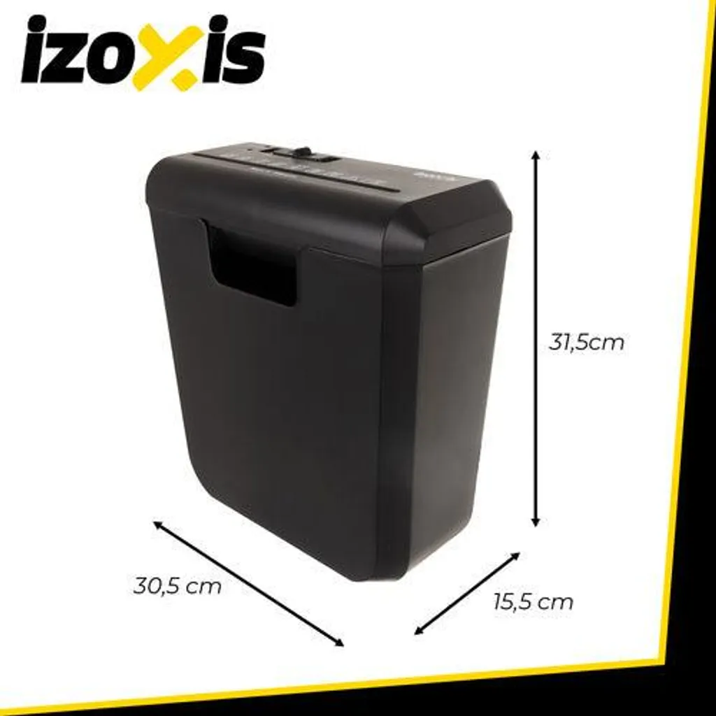 Destructeur de documents P-2 automatique compact avec bac de 10L - 2