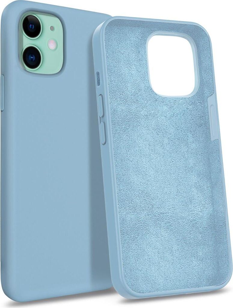Hülle für Apple iPhone 11 - Cover 3 Lagig (TPU / Hardcase / Mikrofaser) in Babyblau