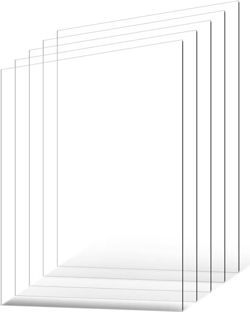 Pannelli Trasparenti PET 1mm per Modellismo e DIY - Set 5 Lastre 61x91cm