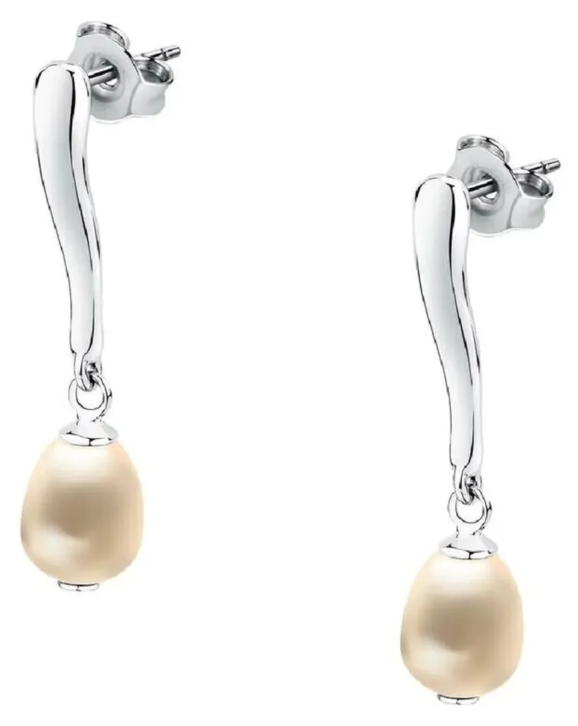 Boucles d'oreilles Morellato PERLA argent avec perle blanche de culture