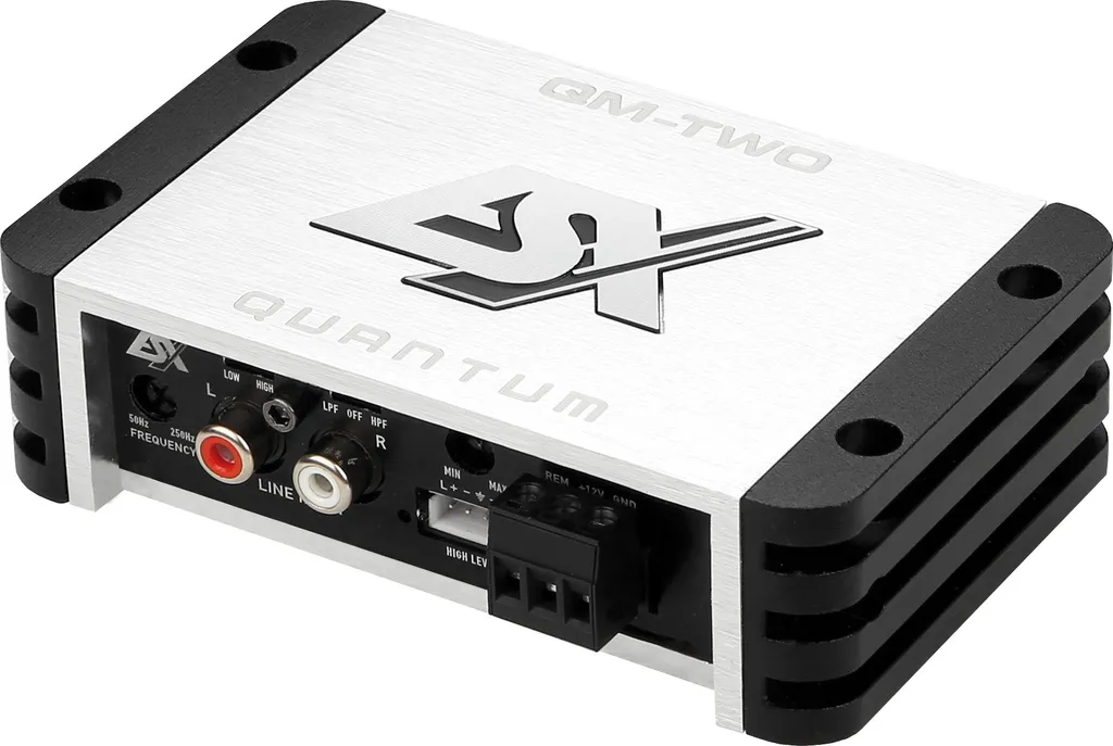 Ampli Petit Format ESX QM-TwoV2 Idéal pour Installation Discrète Auto - 5