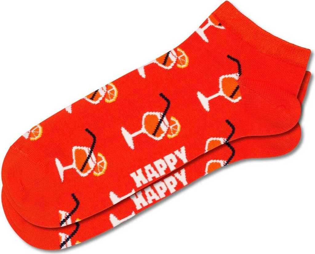 Happy Socks Orange Spritz Kurze Socken EU 41-46 Mann EU 41-46