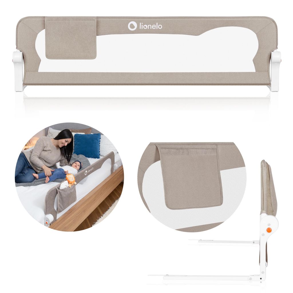 Lionelo Eva mit Tasche Bettgitter Bettschutzgitter Produktbild 