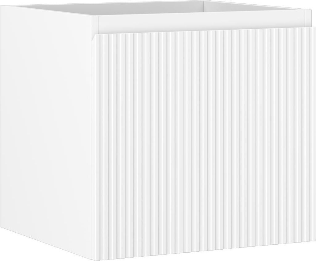 Mexen Rivel Badezimmer-Unterschrank 50 cm, 1 Schublade, gerillt, weiß matt - 91A20-05047-1-BF01