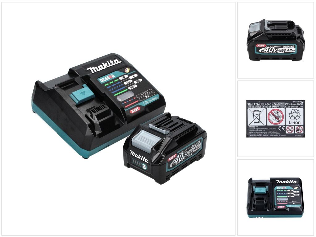 Makita Power Source Kit 40 V max. mit BL 4040 Akku 4,0 Ah Produktbild 