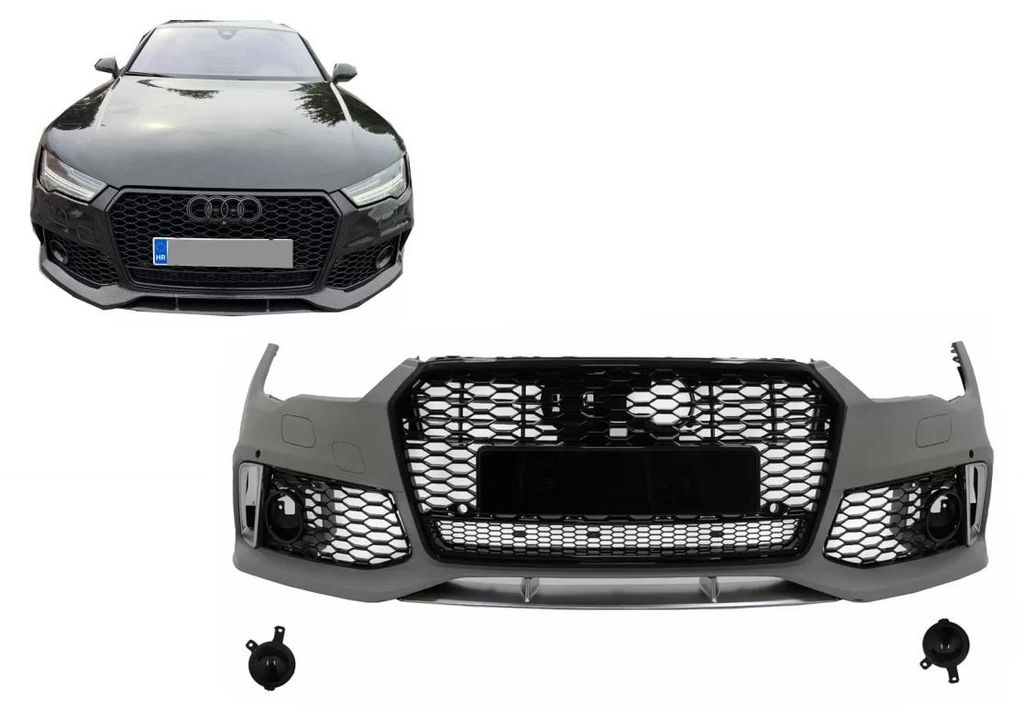 Paragolpes delantero con parrilla para Audi A7 4G, modelo Imagen del producto 