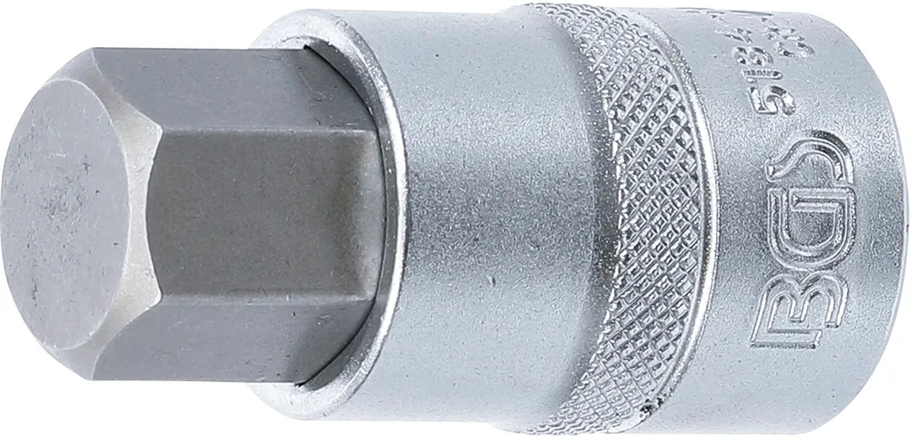 Douille 6 pans creux 19 mm en acier Chrome-Vanadium 1/2 haute qualité