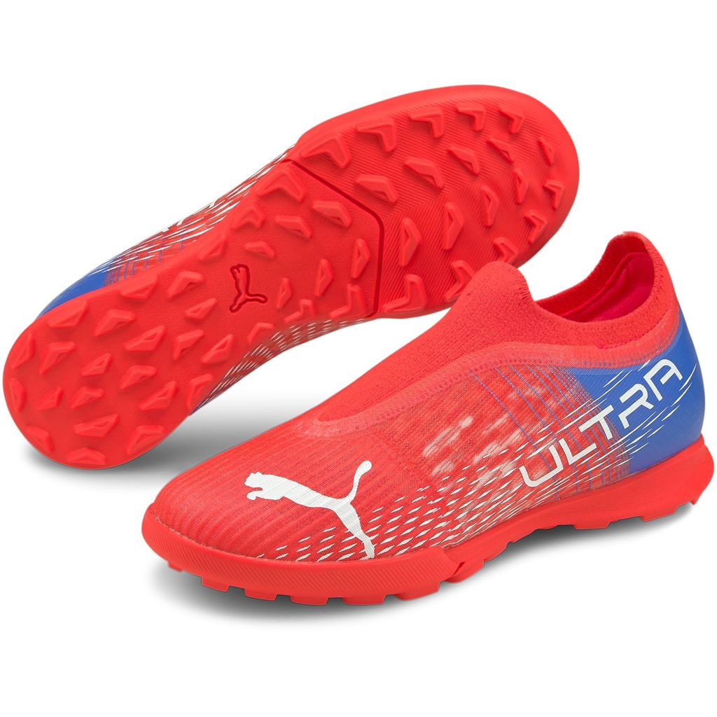 PUMA ULTRA 3.3 TT Kinder Fußballschuhe sunblaze/white/bluemazing 36