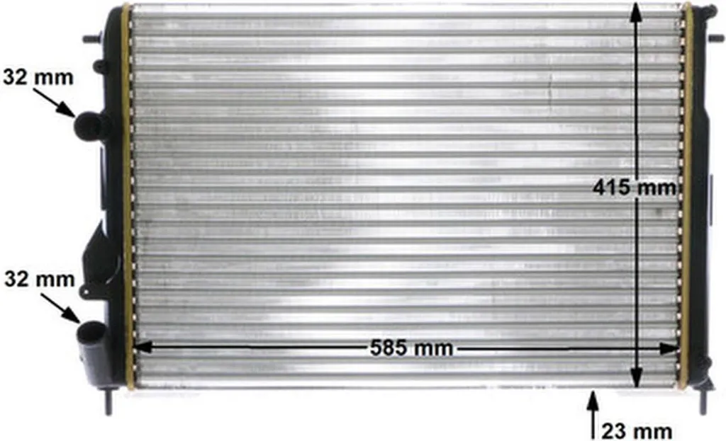 Radiateur moteur pour Renault Mégane : Solution de refroidissement MAHLE