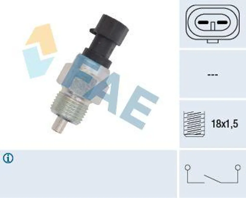 Bulbo Retromarcia FAE 40490 Ricambio Compatibile Lancia Y Musa Fiat Idea