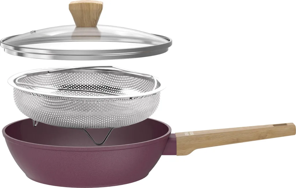 Arthur Martin AM3056 Sauteuse 24 cm Induzione Vetroceramica Prugna