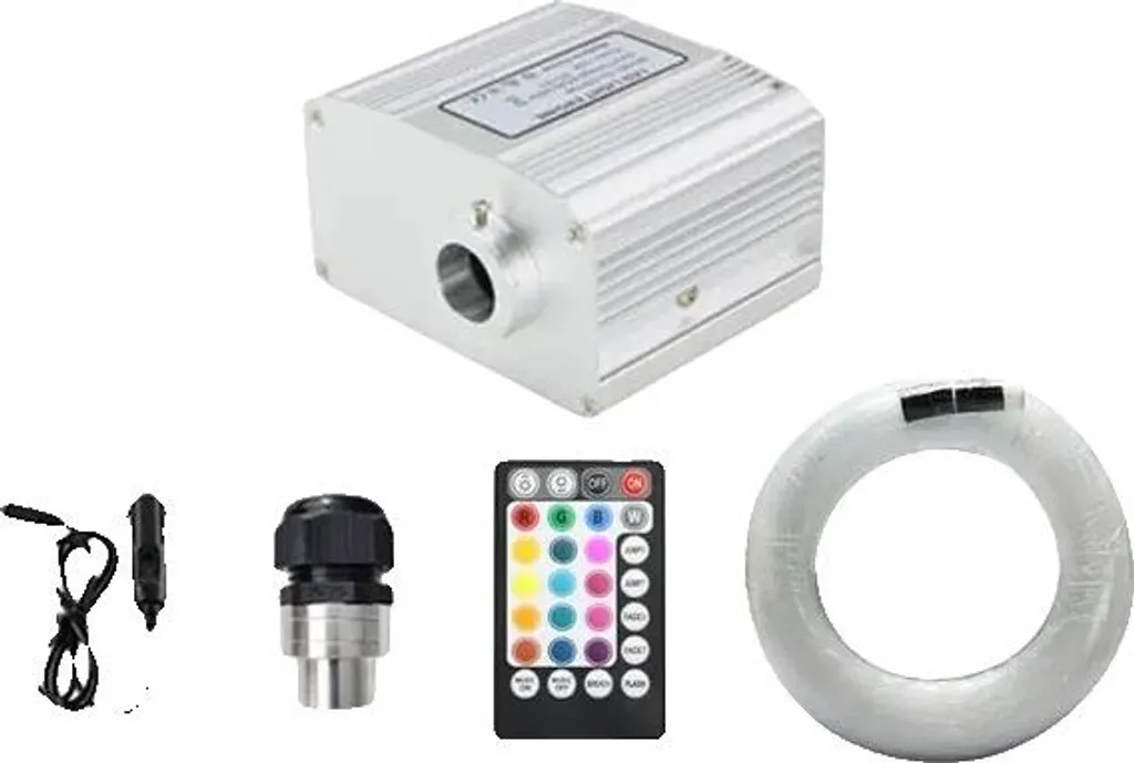 Ciel Étoilé Voiture 295pcs 3m avec Capteur Sonore et Fibre Optique