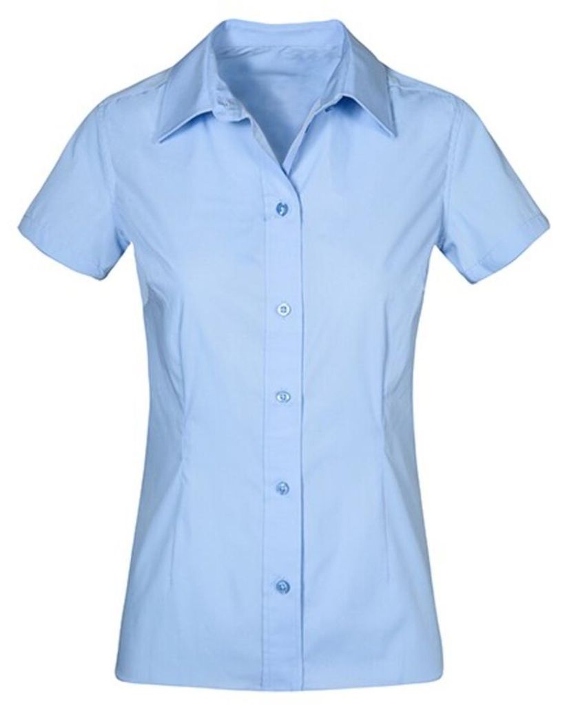 Promodoro - Hemd für Damen kurzärmlig LT2981 (XL) (Hellblau)