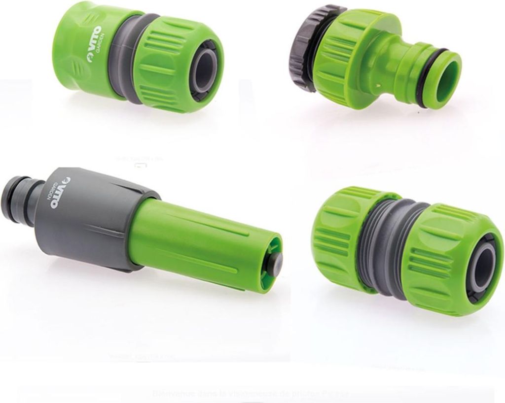 Kit arrosage 4 pieces diam 25-1"  lance multi jet + nez de Image du produit 