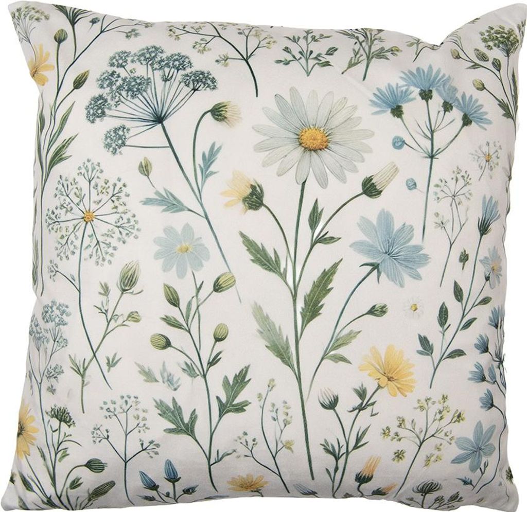 Clayre & Eef Kissenbezug 45x45 cm Beige Polyester