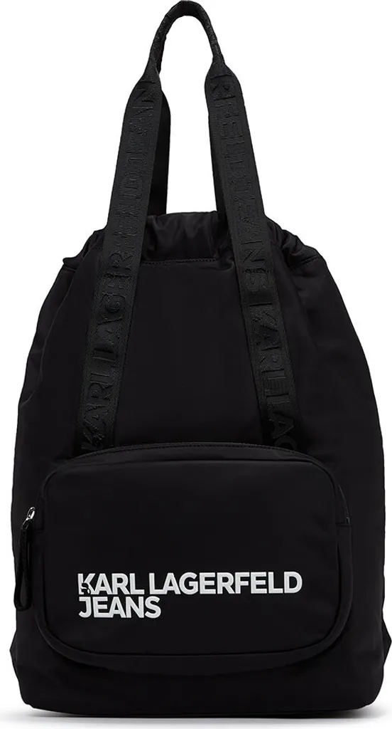 Cabas Karl Lagerfeld en tissu noir chic et pratique pour tous les jours