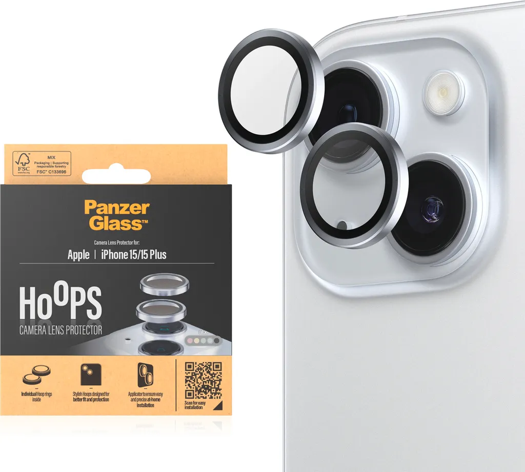 PanzerGlass 1190 Copri display/retro per smartphone Copri obiettivo fotocamera Apple 1 pezzo(i) (1190)