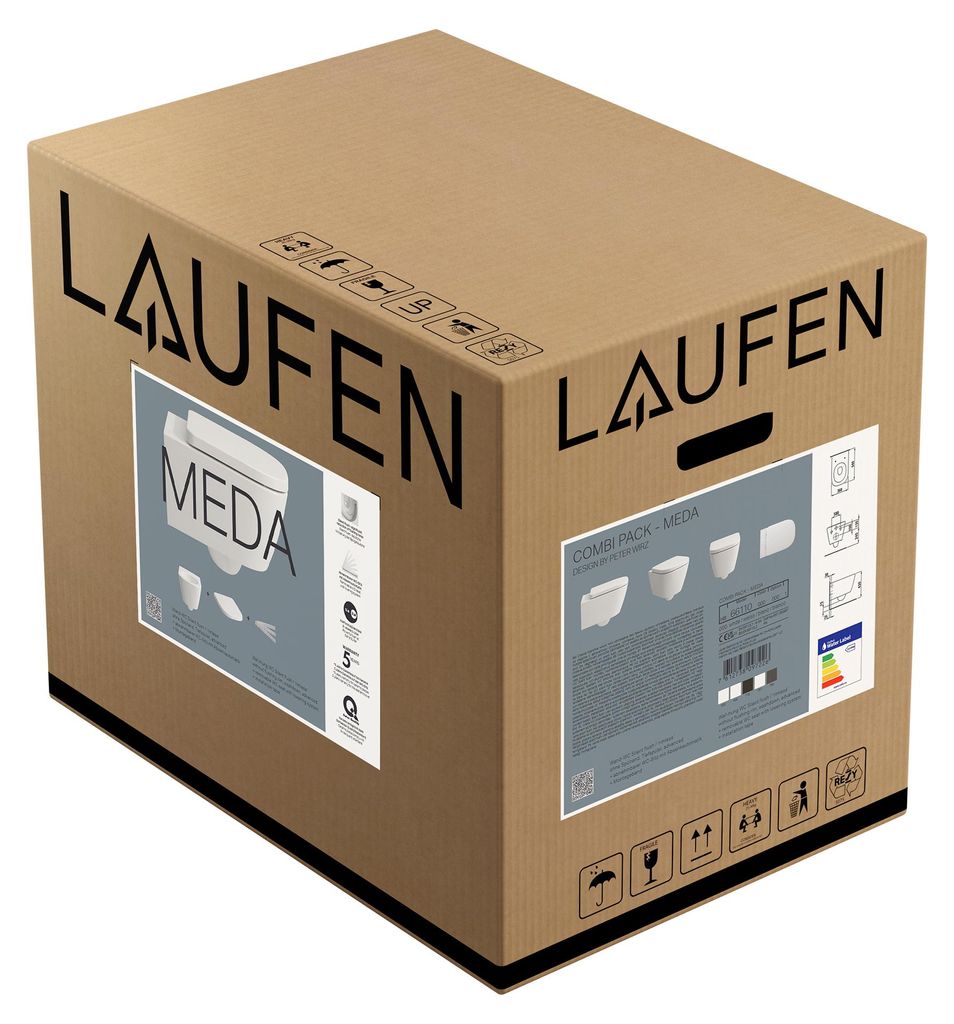 LAUFEN H8661104000001 Pack T-WC wandh.+Sitz MEDA 540x360