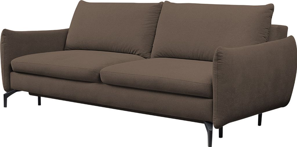 MIRJAN24 Schlafsofa Midori, Polstersofa mit Bettkasten und Schlaffunktion, Stilvoll Couch (Farbe: Soro 28)