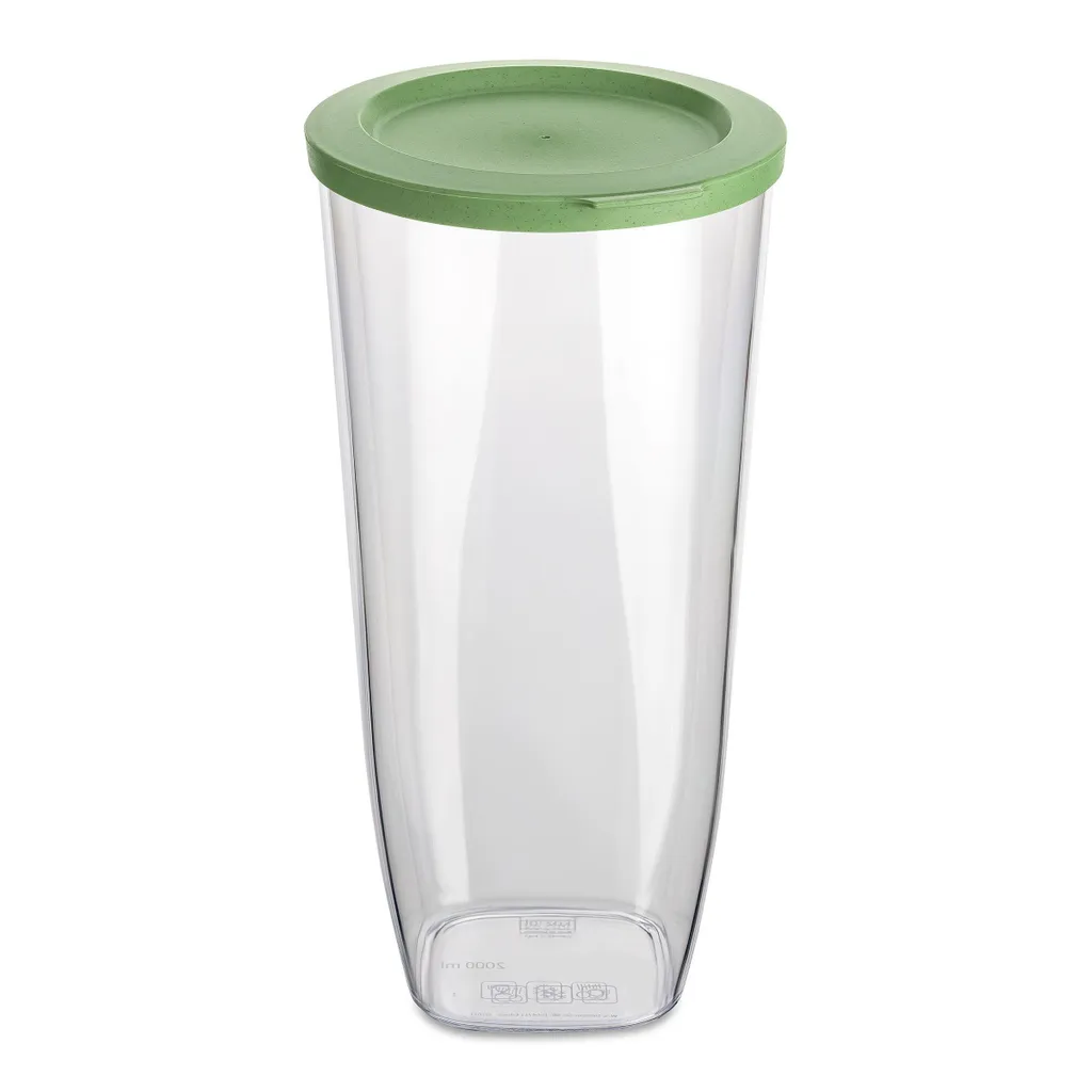Contenitore Koziol 2L Nature Leaf Green | Soluzione Salvaspazio