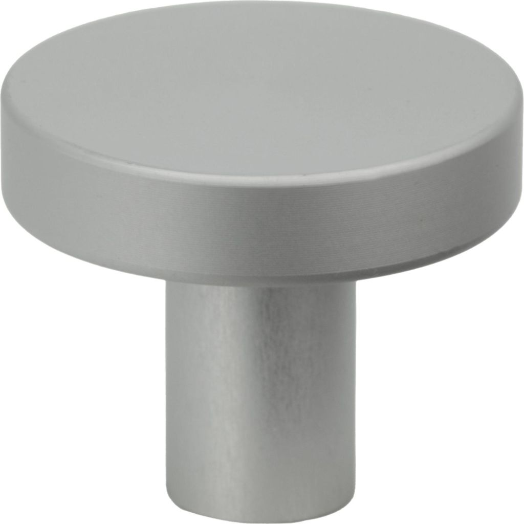Elegante Runde Möbelknöpfe aus mattem Aluminium in Silber – Perfekte Griff für Schränke und Schubladen, 3 cm Durchmesser, ideal für jeden Ei...