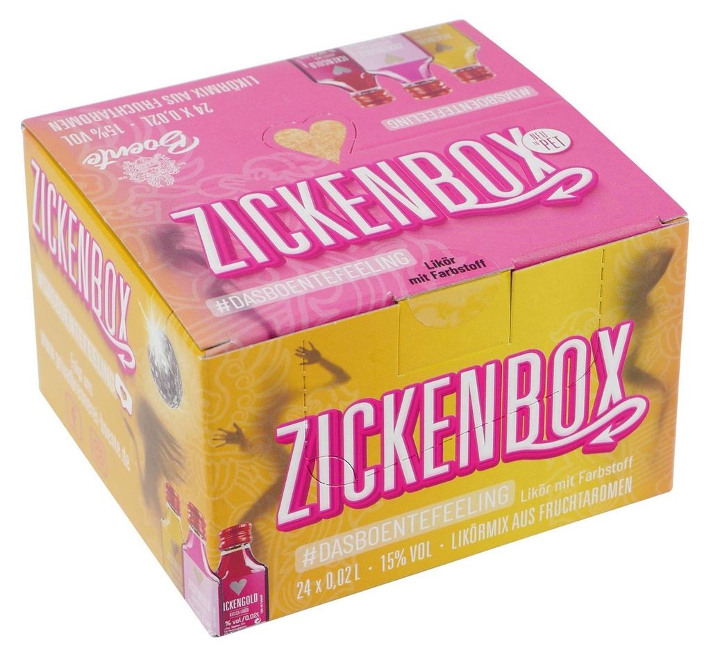 Boente Zickenbox Likör (24 x 0,02L) Produktbild 