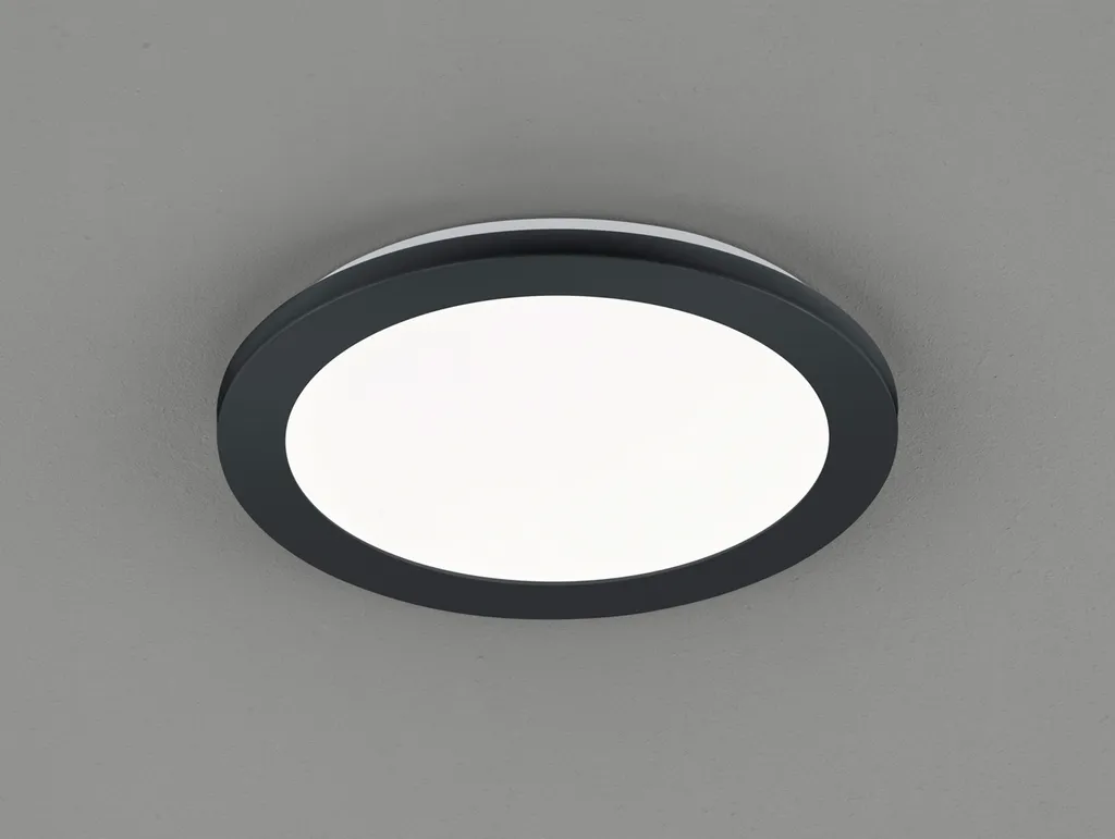 Plafoniera LED Bagno IP44 CAMILLUS R62921532 Nera | Montaggio Facile