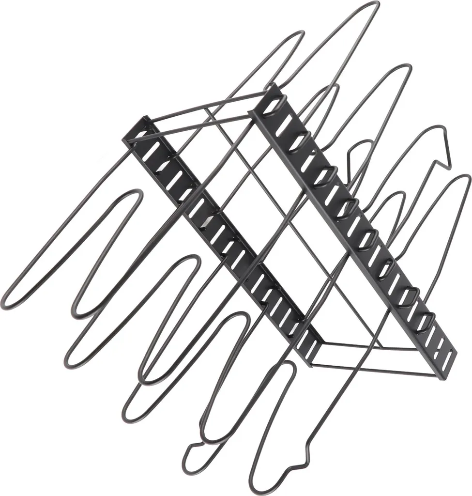 Range-couvercles extensible en métal noir pour placards et comptoirs - 3